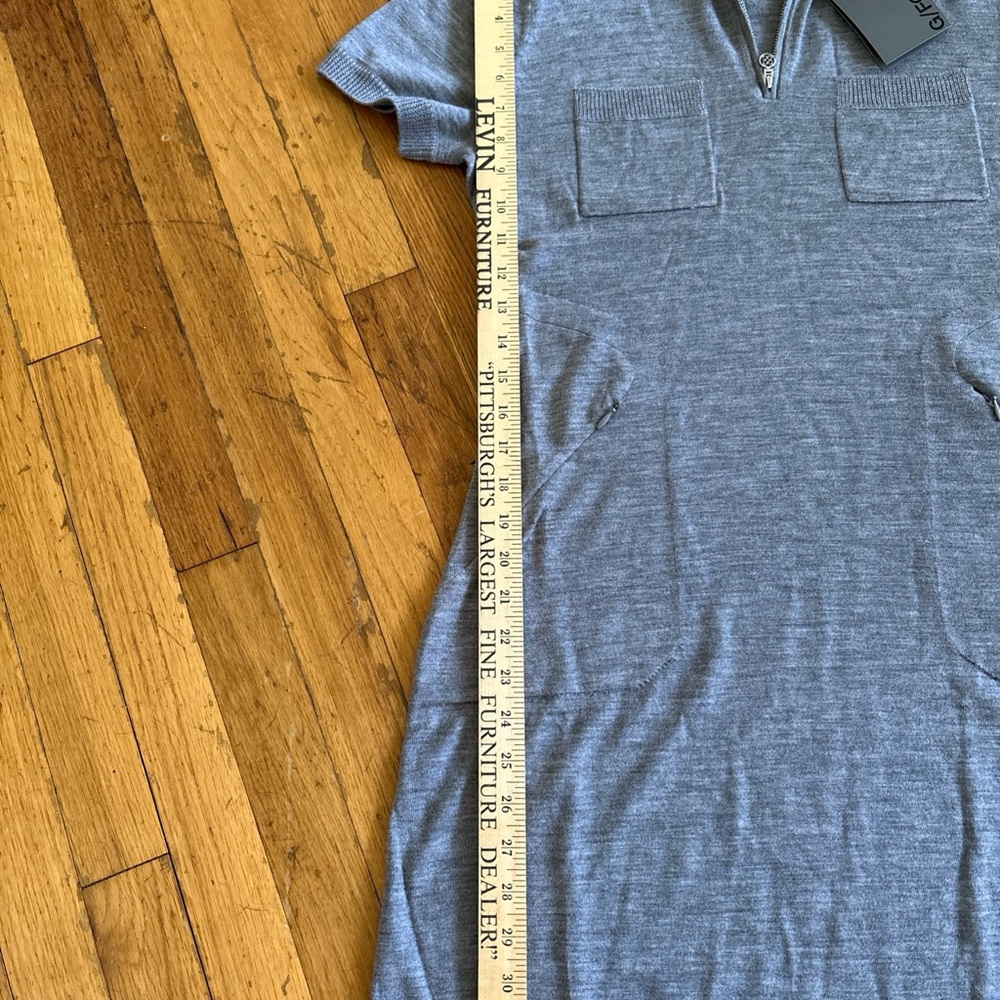 G/Fore G4 Golf Womens Sweater Dress  M Gray Wool NWT MSRP $295 - Picture 10 of 12